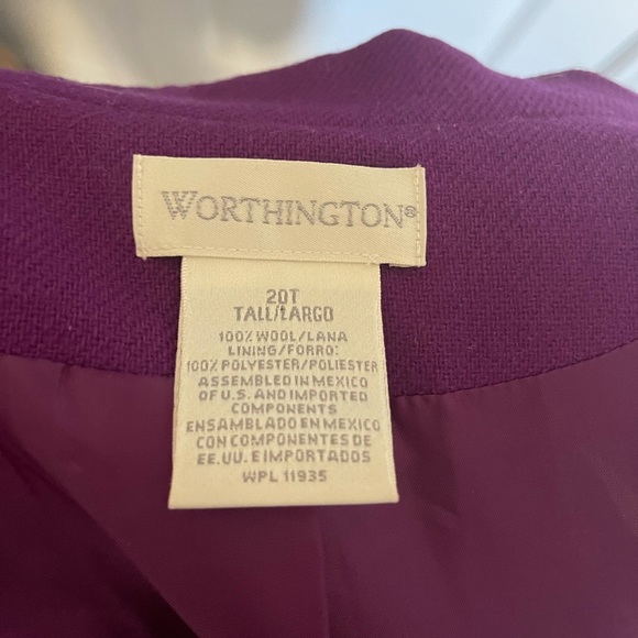 Vintage Worthington Wool Blazer - Picture 3 of 3